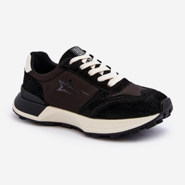 Sneakers in pelle da donna Big Star NN274963 Nere nero 2