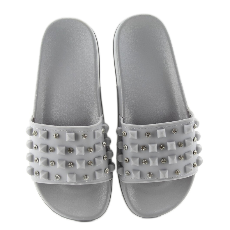 Ciabatte con cinturino in gomma ts168-8 grigio 1