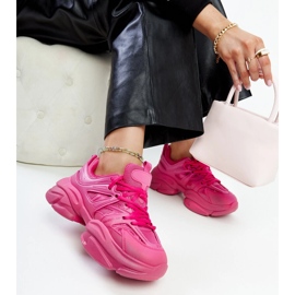 Sneakers sportive Feaven rosa scuro 1