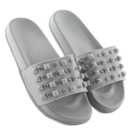 Ciabatte con cinturino in gomma ts168-8 grigio 2