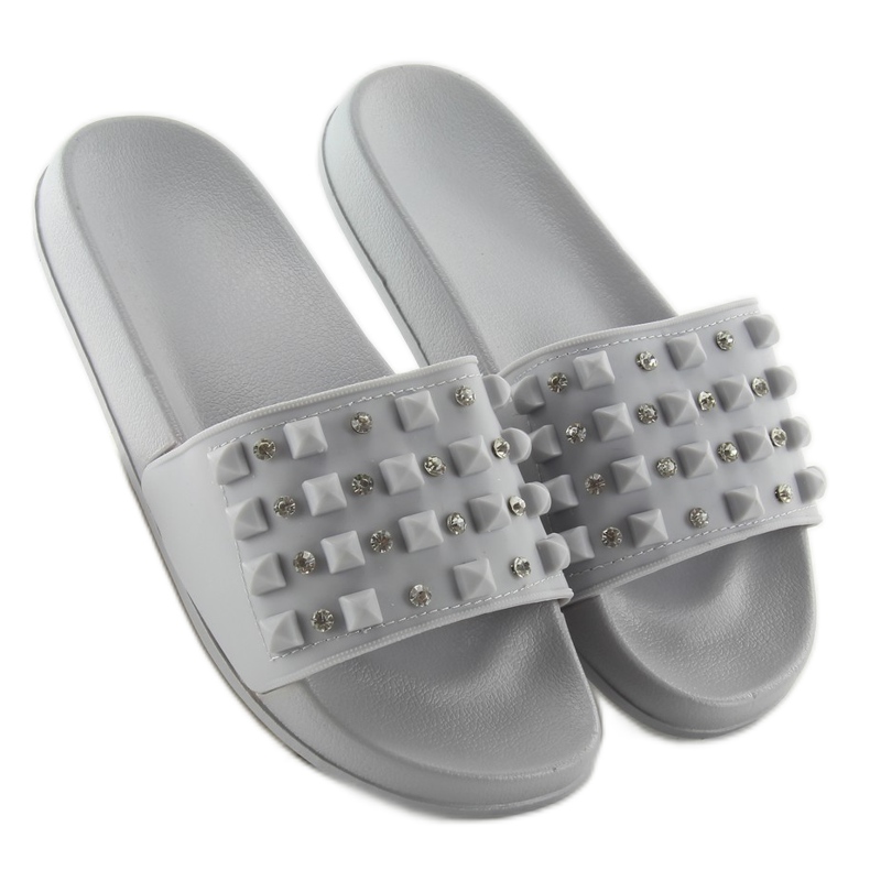Ciabatte con cinturino in gomma ts168-8 grigio 2