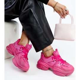 Sneakers sportive Feaven rosa scuro 2