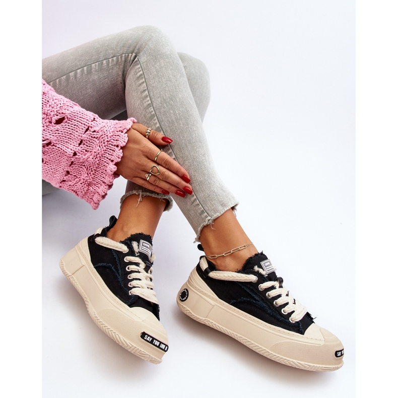 Sneakers da Donna GOE NN2N4061 Nero 1