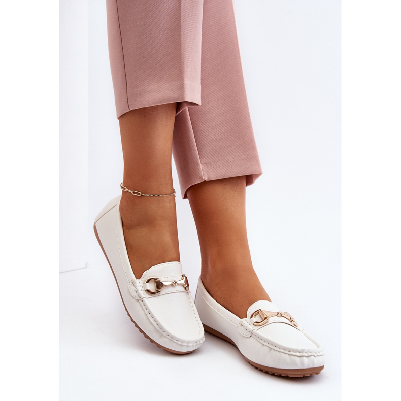 Mocassini Classici da Donna in Ecopelle Bianco Demese bianca 2