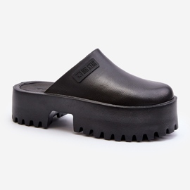 Infradito da donna con suola massiccia Big Star NN274014 Nero 1