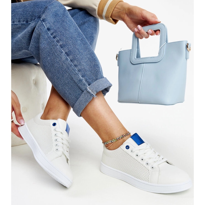Sneakers bianche in ecopelle di Semret bianca 1