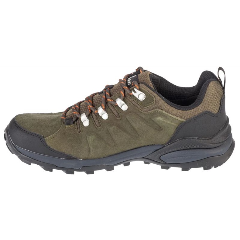 Scarpe Jack Wolfskin Refugio Texapore Low M 4049851-4287 verde 1