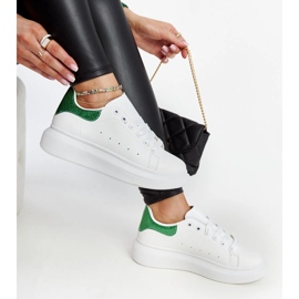 Sneakers Fatimah in ecopelle bianca 1