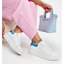 Sneakers Fatimah in ecopelle bianca 1