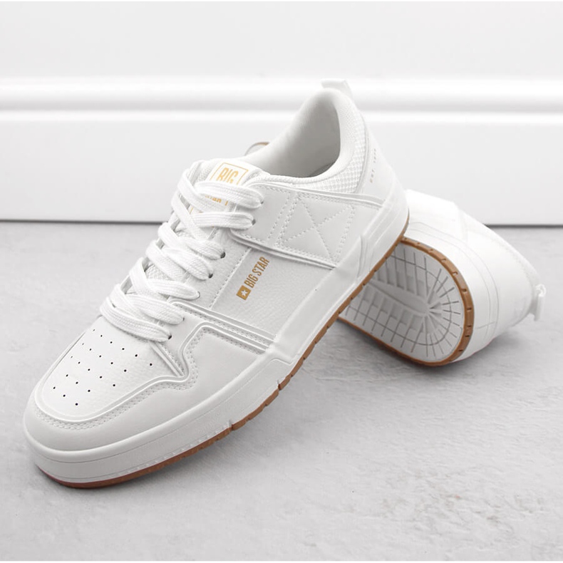 Scarpe sportive da uomo bianche Big Star NN174093 bianca 1