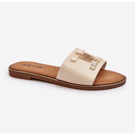 Seastar Infradito Da Donna Beige Con Decorazione Ollavia 2