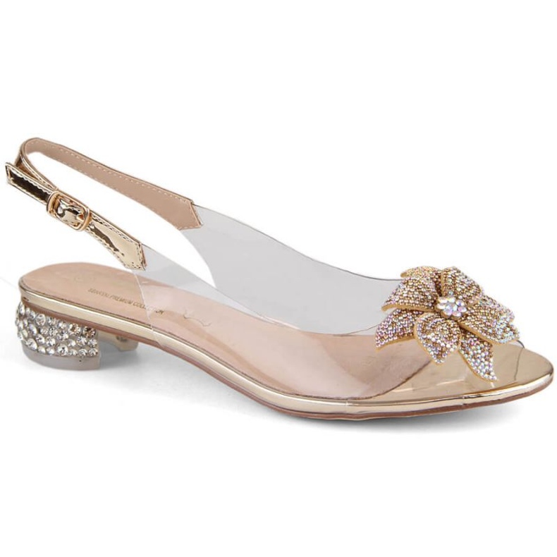 Sandali oro S.Barski W OLI248C trasparenti 1