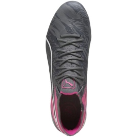Scarpe da calcio Puma King Ultimate Rush FG/AG 107824 01 grigio 1