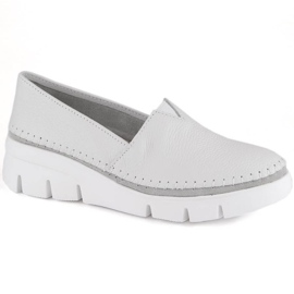 Scarpe Filippo W PAW513B in pelle, bianche bianca 1