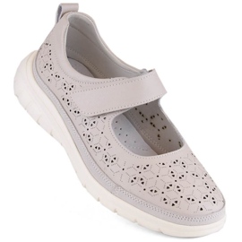 Scarpe Filippo W PAW511A in pelle, beige 1