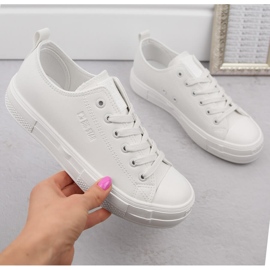 Sneakers da donna in ecopelle bianca Big Star NN274860 bianco 1