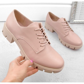 M. DASZYŃSKI Scarpe oxford rosa da donna M.Daszyński MR23119-5 1