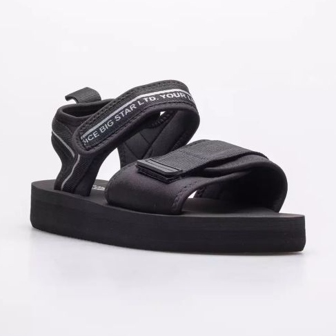 Sandali Velcro Donna Big Star LL274784 Neri nero 1