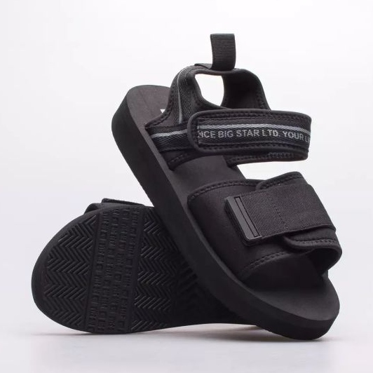 Sandali Velcro Donna Big Star LL274784 Neri nero 5