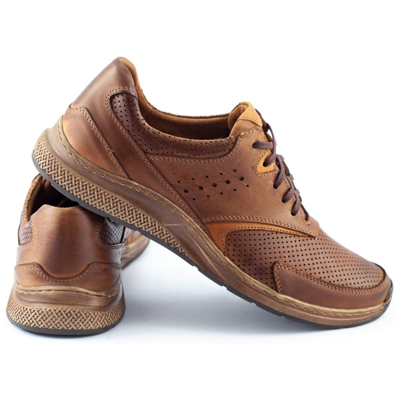 Polbut Scarpe sportive da uomo J72 marrone 4