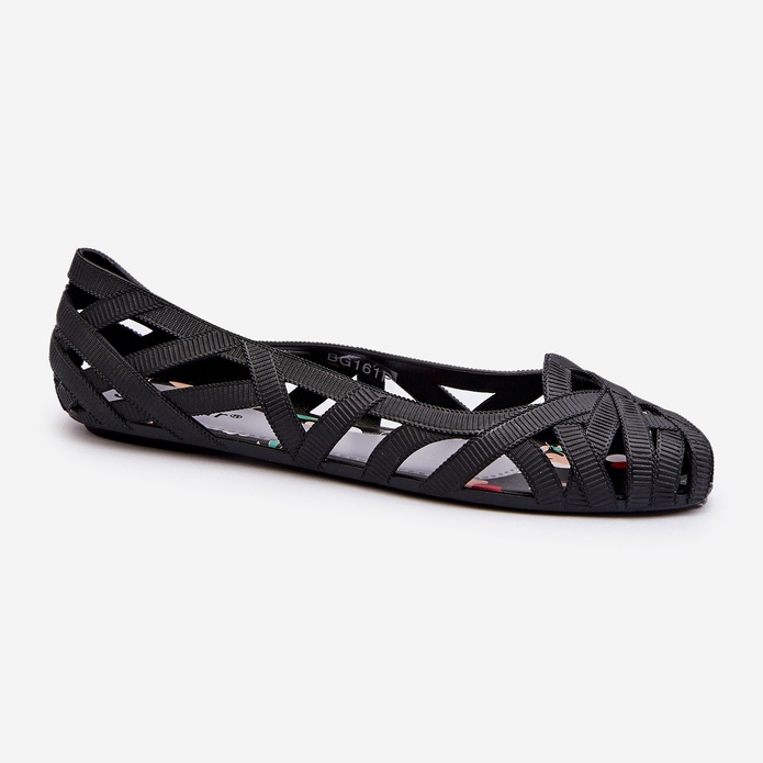 Ballerine in gomma da donna nere Salam nero 1
