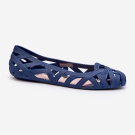 Ballerine in gomma da donna Blu Navy Salam 1