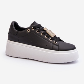 Sneakers Da Donna Con Decorazione Nero Celedria 1