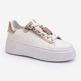 Sneakers Da Donna Bianche Con Decorazione Celedria bianca 2