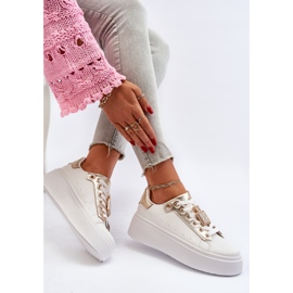 Sneakers Da Donna Bianche Con Decorazione Celedria bianco 1