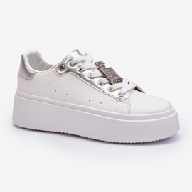 Sneakers Da Donna Bianche Con Decorazione Celedria bianca 1