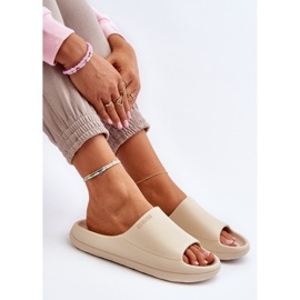 Infradito da donna leggere Big Star NN274A040 Beige 2