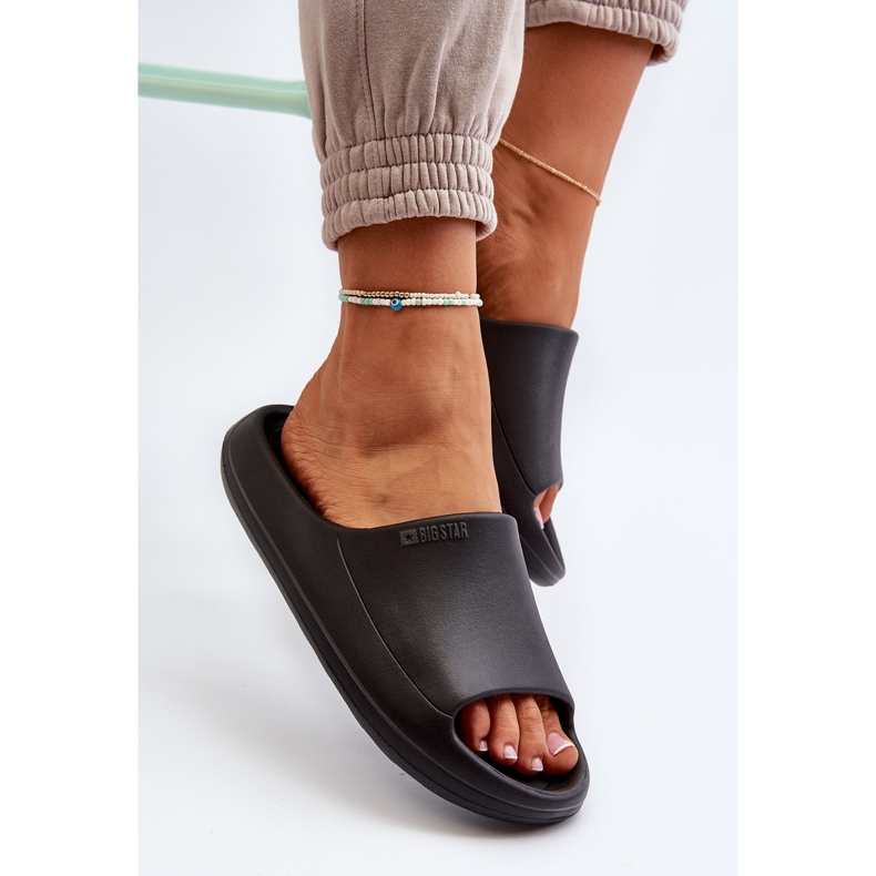 Infradito da donna leggere Big Star NN274A042 nere nero 1