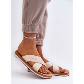 Infradito da donna Big Star NN274A057 Beige 2