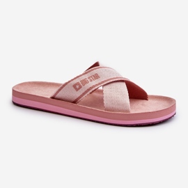 Infradito da donna Big Star NN274A058 Rosa 2