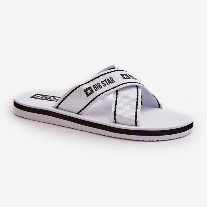 Infradito da donna con suola in schiuma Big Star NN274A509 Bianco 2