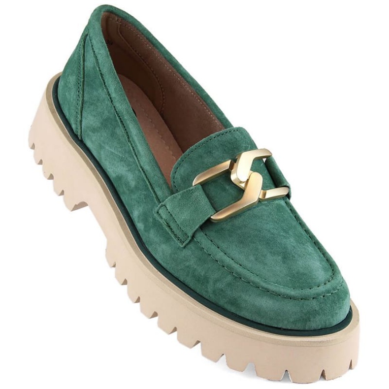 Filippo W PAW459C scarpe in pelle scamosciata, verde 1