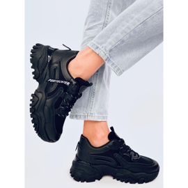 Bains Sneakers con zeppa nere nero 2