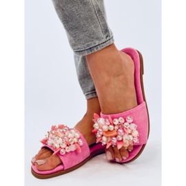 Seastar Infradito Lumsen fucsia con pietre colorate rosa 2