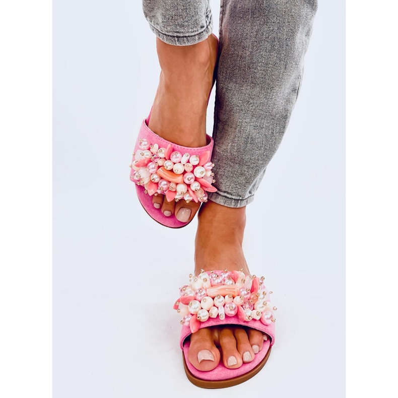 Seastar Infradito Lumsen fucsia con pietre colorate rosa 1