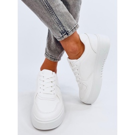 Scarpe da ginnastica da donna Lees White bianco 1
