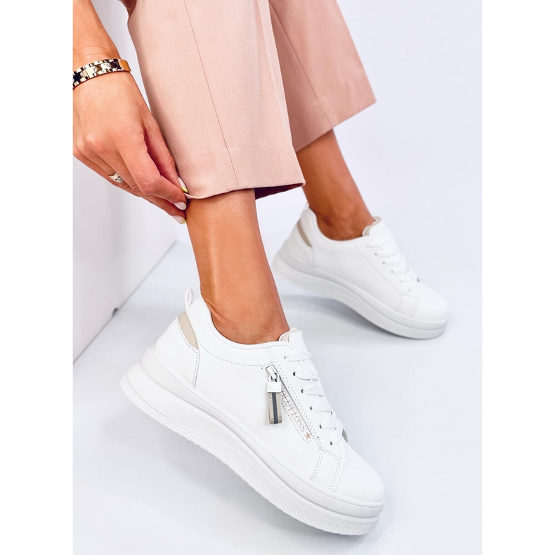 Mayers Sneakers da donna beige bianco 2