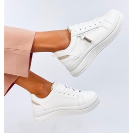 Mayers Sneakers da donna beige bianca 1