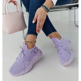 Scarpe da ginnastica sportive leggere viola di Faruz 1
