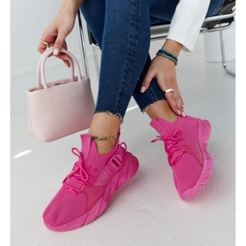 Sneakers sportive leggere rosa scuro di Faruz 1