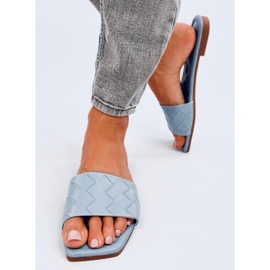 Ciabatte con suola squadrata Sahar LT.BLUE 1