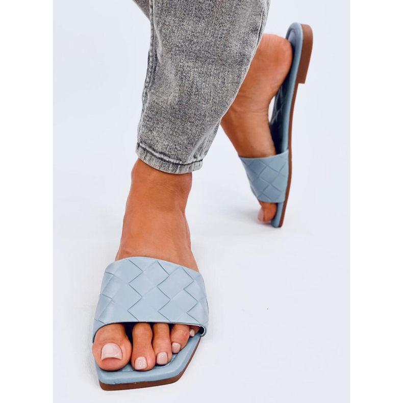 Ciabatte con suola squadrata Sahar LT.BLUE 1