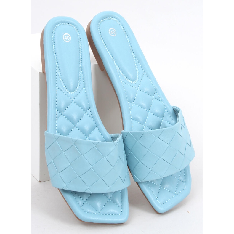 Ciabatte con suola squadrata Sahar LT.BLUE 2