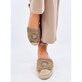 Espadrillas traforate Jasmine Khaki beige 2