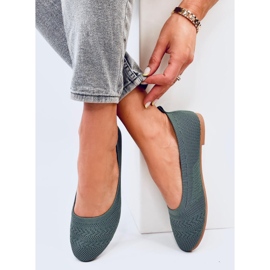 Ballerine in maglia Newey Green verde 1