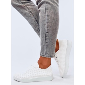 Hodges Sneakers bianche traforate bianco 2